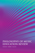 Picture of the Philosophy of Music Education Cover Page